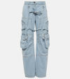 OFF-WHITE LOW-RISE CARGO JEANS