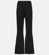 JOSEPH WOOL-BLEND KNIT FLARED PANTS