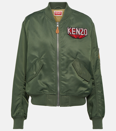 Kenzo 3d Bomber Jacket In Grün