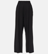 Giuseppe Di Morabito Wool-blend Wide-leg Pants In Black