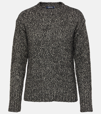 's Max Mara Po Cotton-blend Sweater In Nero