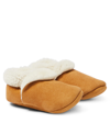 PETIT NORD BABY SUEDE SHEARLING BOOTIE