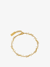 Saint Laurent Cassandre Brass Multi Ysl Bracelet In Black