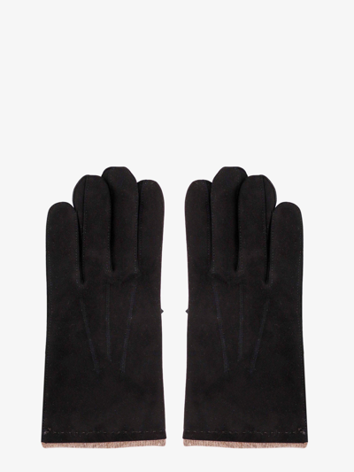 Orciani Gloves In Brown