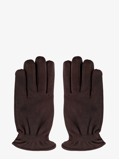 Orciani Gloves In Brown