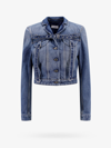 Off-white Off White Denim Jacket With Harness Details In Blue