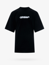 Off-white Blurred Logo-print T-shirt In Black