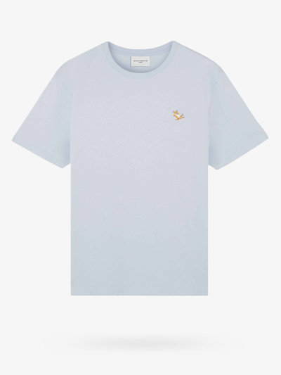 Maison Kitsuné T-shirt In Light Blue