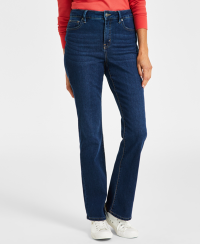 Style & Co Women's High Rise Bootcut Jeans, Created For Macy's In Genre Wash