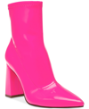 WILD PAIR ILOISE POINTED-TOE BLOCK-HEEL DRESS BOOTIES, CREATED FOR MACY'S