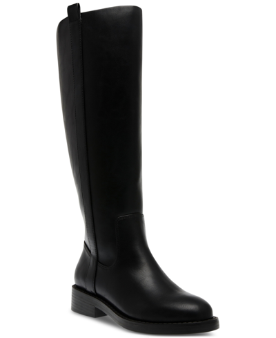 Dv Dolce Vita Women's Pennie Wide-calf Knee-high Riding Boots In Black