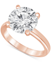 BADGLEY MISCHKA CERTIFIED LAB GROWN DIAMOND SOLITAIRE ENGAGEMENT RING (5 CT. T.W.) IN 14K GOLD