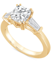 BADGLEY MISCHKA CERTIFIED LAB GROWN DIAMOND ENGAGEMENT RING (2-1/2 CT. T.W.) IN 14K GOLD