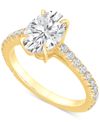 BADGLEY MISCHKA CERTIFIED LAB GROWN DIAMOND ENGAGEMENT RING (2-1/2 CT. T.W.) IN 14K GOLD