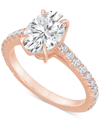 BADGLEY MISCHKA CERTIFIED LAB GROWN DIAMOND ENGAGEMENT RING (2-1/2 CT. T.W.) IN 14K GOLD