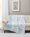 PREMIER COMFORT CLOSEOUT! PREMIER COMFORT NOVELTY PRINTED ELECTRIC PLUSH THROW, 50" X 60", CREATED FOR MACY'S