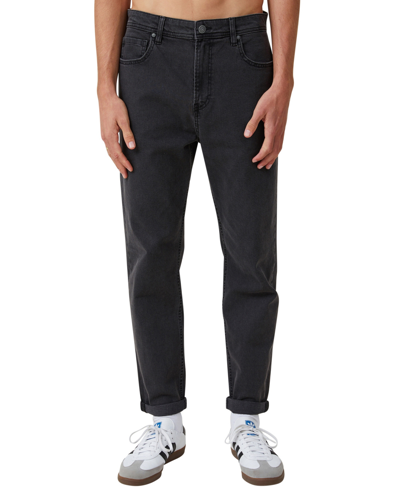 Cotton On Men's Relaxed Tapered Jeans In Pitstop Black