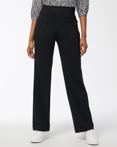 Chico's Petite Zenergy Pintuck Pants In Black