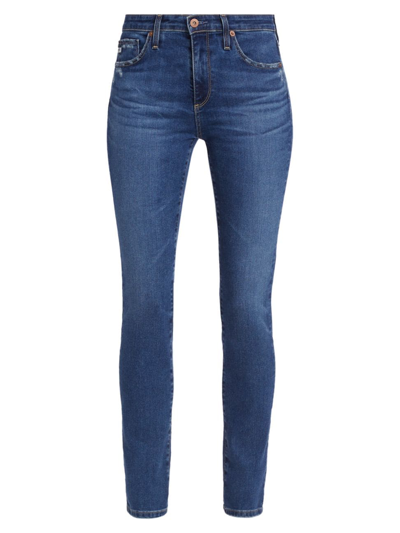 Ag Legging Ankle Skinny-leg Mid-rise Stretch-denim Jeans In Brighton