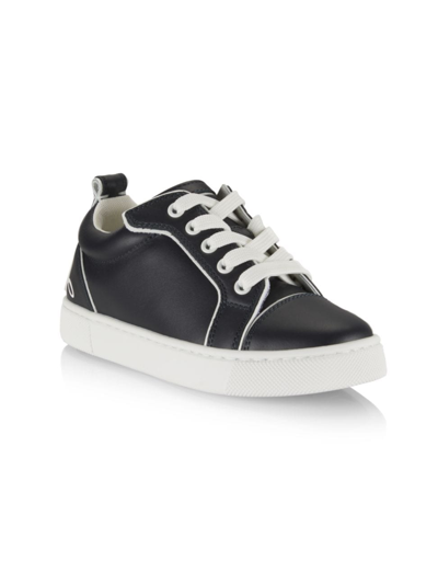 Christian Louboutin Little Kid's & Kid's Funnyto Low-top Sneakers In Navy White