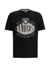 Hugo Boss Boss X Nfl Stretch-cotton T-shirt With Collaborative Branding In Multi