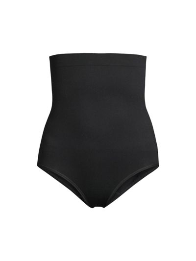 Yummie Seamless Solutions High Waist Shaping Brief In Black