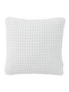 Sunday Citizen Snug Waffle Throw Pillow In Clear White