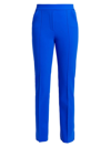Chiara Boni La Petite Robe Women's Nuccia Stretch Jersey Crop Pants In Blue Klein