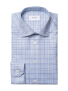 ETON MEN'S CONTEMPORARY-FIT CHECK TWILL SHIRT