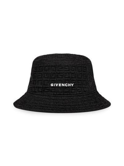 Givenchy Men's Bucket Hat In 4g Denim In Black