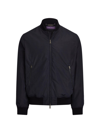 Ralph Lauren Purple Label Drayton Long-sleeve Bomber Jacket In Classic Chairman Navy