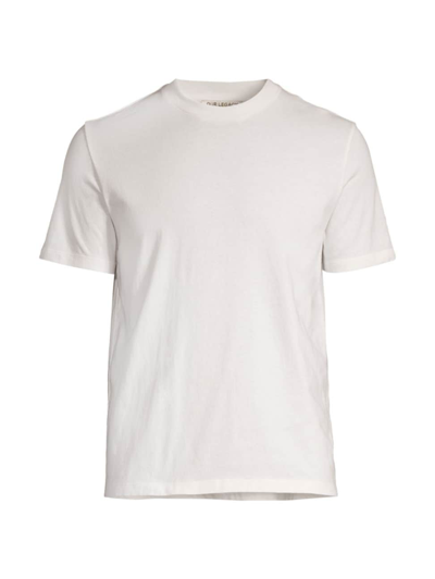 Our Legacy Men's New Box Crewneck T-shirt In White Clean