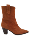 L AGENCE WOMEN'S GASTON 75MM SUEDE BOOTIES