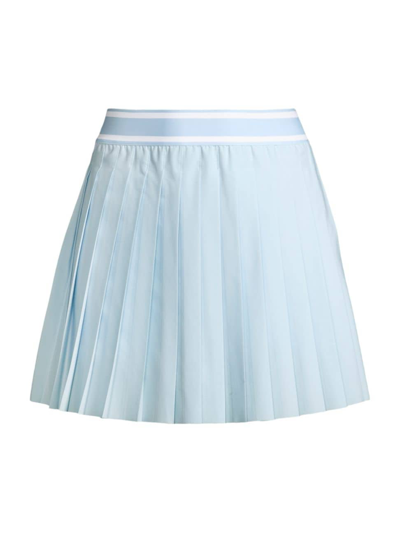 Greyson Women's Pleated Tennis Skirt In Mineral Mist