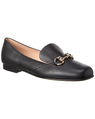 Gucci Horsebit Leather Pump In Black