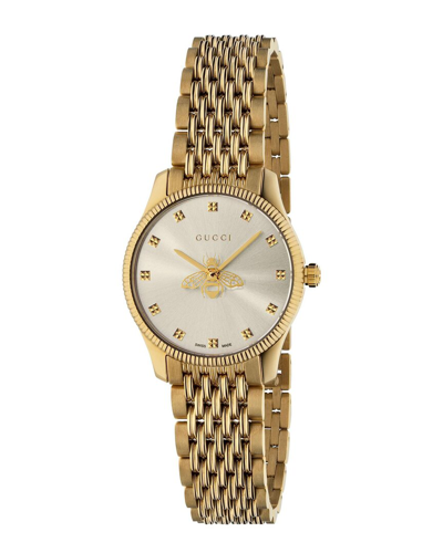 Gucci Women's G-timeless Watch In Silver