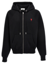 Ami Alexandre Mattiussi Hoodie Sweatshirt With Red Ami De Coeur Patch