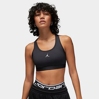 Nike Jordan Women's Jumpman Sports Bra In Black/white 