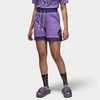 Nike Jordan Women's Drawcord Diamond Basketball Shorts In Action Grape/sky J Purple/white