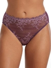 Wacoal Embrace Lace Hi-cut Brief In Plum,valerian