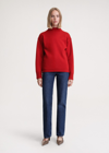 Totême Wool Guernsey Knit Red In Red