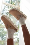 Birkenstock Boston Chunky Suede Clog In Warm Sand