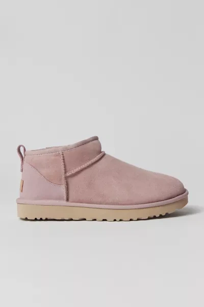Ugg Classic Ultra-mini Ankle Boot In Rose Grey