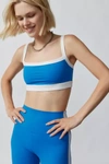 Splits59 Monah Rigor Sports Bra In Sapphire + White