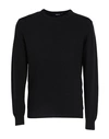 Vandom Man Sweater Black Size M Wool, Cashmere In Black