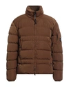 C.p. Company C. P. Company Man Down Jacket Brown Size 42 Polyamide