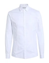 Grey Daniele Alessandrini Man Shirt White Size 15 Cotton