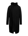 Masnada Man Overcoat & Trench Coat Black Size 40 Cotton, Linen, Metal