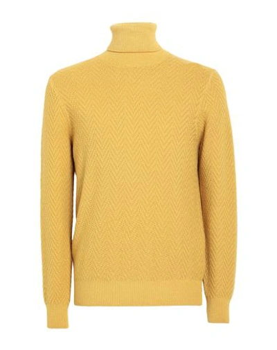 Altea Man Turtleneck Ocher Size Xxl Virgin Wool In Yellow