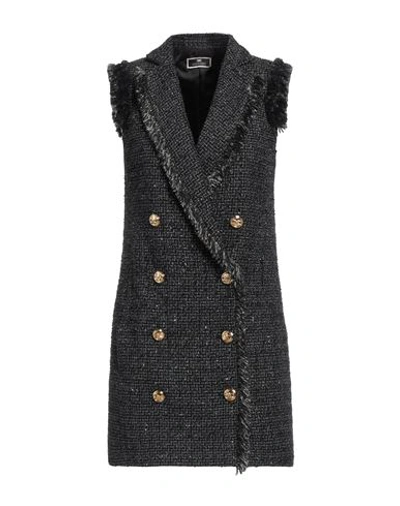 Elisabetta Franchi Woman Mini Dress Black Size 6 Polyamide, Cotton, Viscose, Polyester, Acrylic